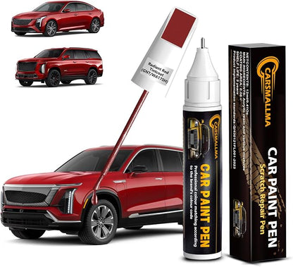 Radiant Red Tintcoat(GNT/WA170H) Car Touch Up Paint for Cadillac, Color Accurate Car Paint Scratch Repair Pen Kit Quick & Easy Fix Vehicle Chips and Automotive Nicks Scuff