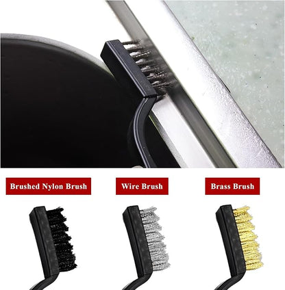 10 PCS Car Detailing Brush Set, Auto Cleaning Kit with Boar Hair & Steel Wire Brushes, A/C Duster, Car Interior Exterior Detailing Kit for Dashboard Engines Leather Wheel