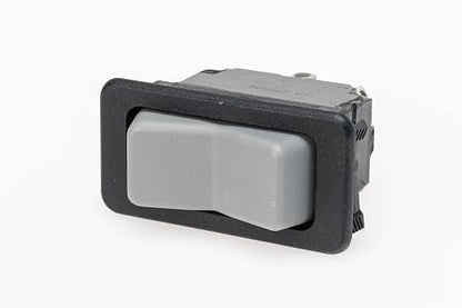BraunAbility 33218 Gray Rocker Switch (Power On/Off) | Fits Hydraulic Pump Module Faceplate | for Century & Millennium Series Lifts | Main System Toggle | SPDT Sealed