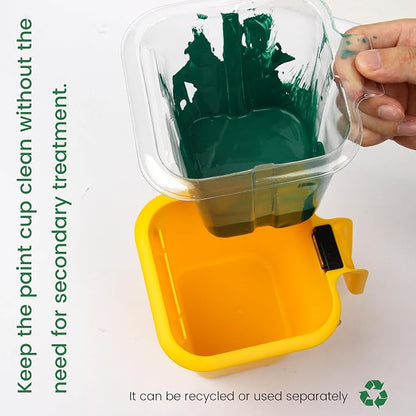 Voomey 20pack Paint Pail Liners, Plastic Disposable Bucket Liner Set for Paint Cups,Holds Up to A 16 oz. of Paint or Stain (Only Applicable to VOOMEY 16 oz. Paint Cup)