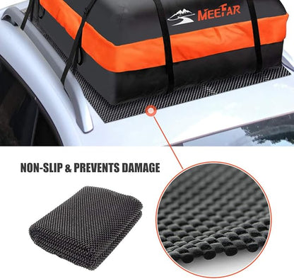MeeFar Roof Cargo Bag Protective Mat for Protection 47"x36" Universal Car Roof Rack Pad for Rooftop Cargo Bag