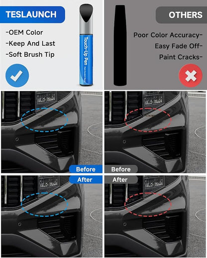 EB Ebony Black Touch Up Paint Compatible with Kia Exact Match Touch Up Paint Car Scratch Repair