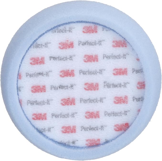 3M Perfect-It Ultrafine Foam Polishing Pad, 30043, 4 in, Single Sided, 2 Pads, Eliminate Polish Swirls, Sparkling Paint Finish for Automotive
