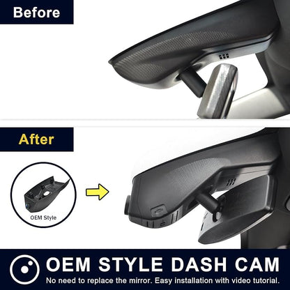 Mangoal Front 4K & Rear 1080P Dash Cam for Chevy Silverado 1500 2019-2021, 1500 Limited 2022 and HD 2020-2023 (Model A), Model A & Model B have Same Models Years but Vehicle Sensor Cover Are Different
