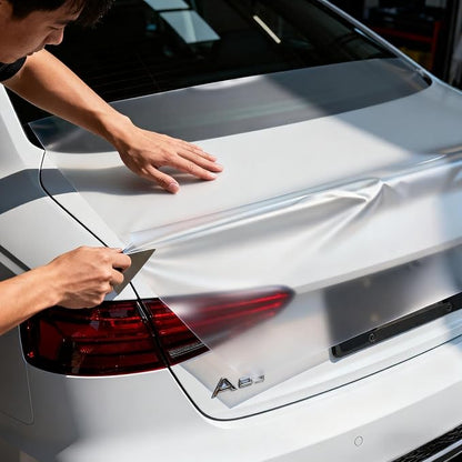 Matte Clear 7.5mil TPU Paint Protection Film for Cars & Motorcycles, Heat self-Healing, self-Adhesive Bubble-Free roll, Suitable for DIY Decoration (1ft x 5ft)