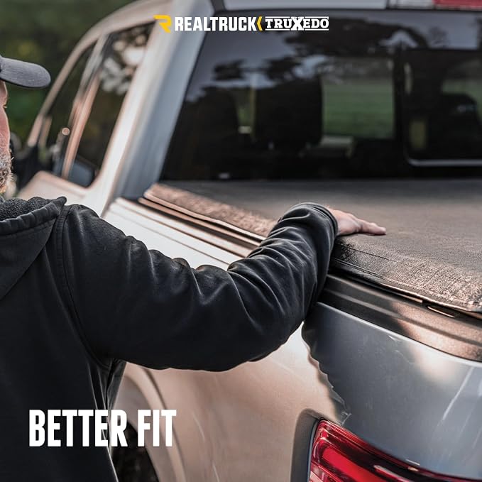 RealTruck TruXedo TruXport Soft Roll Up Truck Bed Tonneau Cover | 271801 | Fits 2014-2018, 2019 Limited/Legacy Chevy/GMC Silverado/Sierra 1500 5' 10" Bed (69.3")