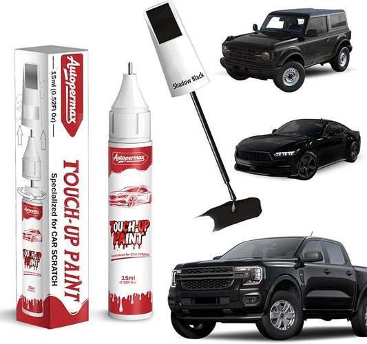 G1 Shadow Black Car Touch Up Paint for Ford, Color Accurate Two-In-One Car Paint Scratch Repair Pen, Professional Scratch Remover for Vehicles Chips and Nicks Scuff