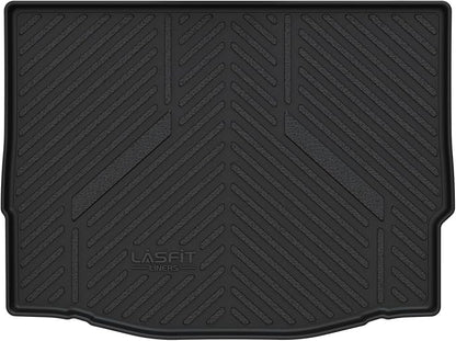 LASFIT Cargo Mat for Ford Focus 2012-2018 Hatchback Gasoline(No Subwoofer) Focus RS 2016 2017 2018 All Weather Custom Fit TPE Trunk Liner