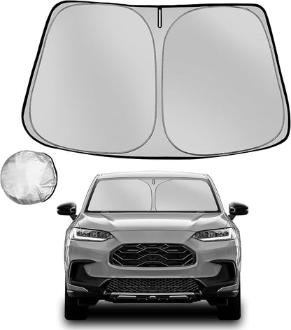 Windshield Sun Shade for 2023-2025 Hon-da HR-V HRV Foldable Sun Sunshade for Car Front Window Blocks UV Rays and Heat Automotive Interior Protector Custom Fit Accessories