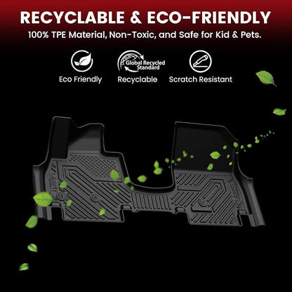 LASFIT Floor Mats & Backrest Mats & Cargo Mat for Hyundai Ioniq 9 2026 (Only Fit 6 Seats, Not Fit 7 Seats), All Weather TPE Custom Fit Floor Liners with Full Set Car & Trunk Mats Accessories, Black