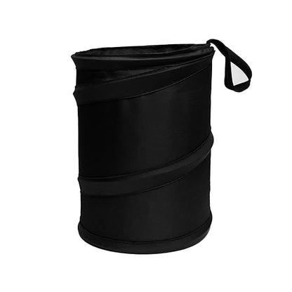 FH Group FH1120 Collapsible Trash Can (Black) Small with Gift - Universal for Cars Trucks and SUVs