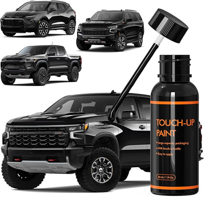 WA555/GBA/Black Touch Up Paint for Chevy, DIY Car Paint Scratch Repair Kit, Automotive Paints, Quick & Easy Fix Scratch Repair Compatible with Chevrolet/Silverado/Camaro/Malibu/Tahoe/Impala