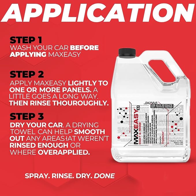 MAXEasy® - Instant Automotive Coating 2.0 Powered by Triphene™ (1 Gallon)