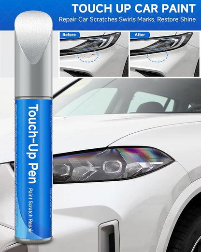 W8 WW8 Quartz White Pearl Tricoat Touch Up Paint Compatible with Hyundai Exact Match Touch Up Paint Car Scratch Repair