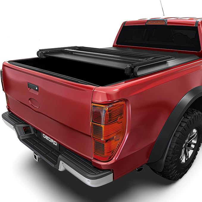 OEDRO Soft Tri-Fold Tonneau Cover, Custom Fit for Ford Maverick 2022 2023 2024 2025, Designed to Accommodate 4.5 Ft Bed