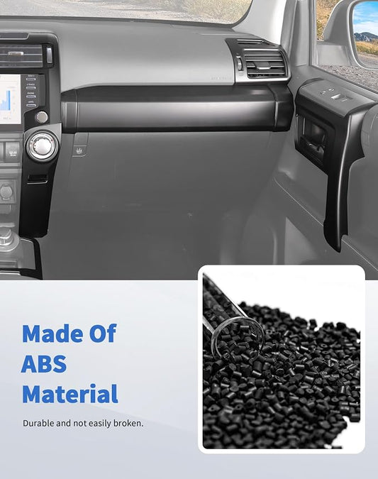 for 4Runner 2020-2023 Matte Black Whole Set Interior Panel Cover Trim Kit, Center Console Gear Shift Dashboard Panel Cover Trim for Toyota 4runner Interior Accessories