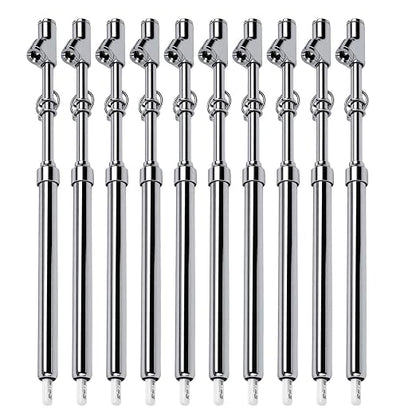 10-Pack Heavy Duty Dual Head Tire Pressure Gauge (10-150 PSI, 1-10 Bar) for Semi Trucks, RVs, Cars, Motorcycles - 12 Inch