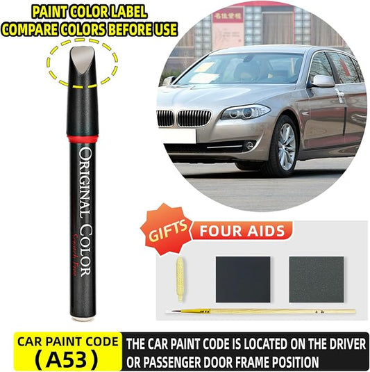 Carhoo A53 Platinum Bronze Touch Up Paint Suitable For BMW, Genuine Custom Color Absoulutely Without Color Differences (16ml)
