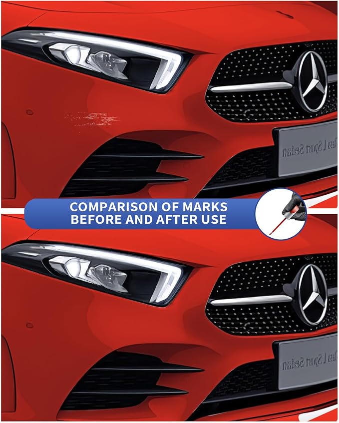 590/3590 Mars Red Touch Up Paint Compatible with Mercedes-Benz Exact Match–Chips and Nicks Touch Up