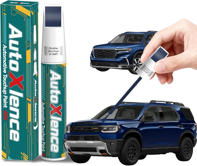Obsidian Blue Pearl(B-588P) Touch Up Paint Compatible with Honda Car Paint Pen Scratch Repair Automotive Scratch Remover Fix Exact Color Match