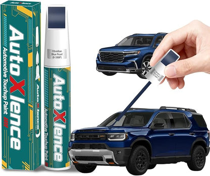 Obsidian Blue Pearl(B-588P) Touch Up Paint Compatible with Honda Car Paint Pen Scratch Repair Automotive Scratch Remover Fix Exact Color Match