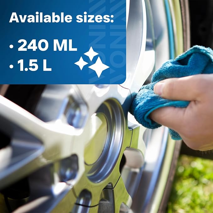 Vonixx Shiny High Gloss Tire Dressing | Long-Lasting Wet Shine, Water-Resistant, Eco-Friendly, Silicon-Based Tire Protectant | 50.7 fl oz (1.5L)