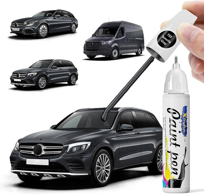 755 Tenorite Grey/Steel Grey Touch Up Paint Compatible with Mercedes Benz, DIY Car Paint Scratch Repair, Quick & Easy Fix Automotive Scratch Repair for C/CLA/CLE/CLS/CLK/G/GLA/GLC/GLK/M/E/S/SL