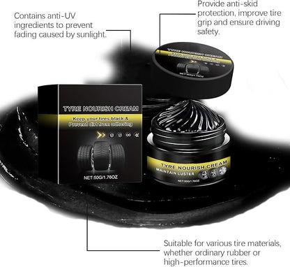 Multipurpose Auto Care Cream Car Maintenance Cream Upgrades for Faux Leather & Restores Seats Dashboard & Tires