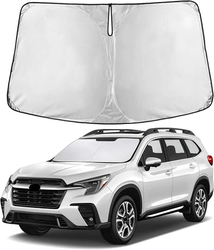 EcoNour Windshield Sunshade Compatible for Subaru Ascent 2019-2024 2025 2026, Sun Visor for Front Windshield & Window Sun Shade Cover, UV Heat Blocker & Protector, Car Accessories