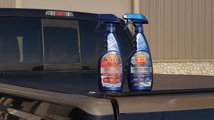 303 Products 30510 Convertible Vinyl Top Cleaning and Care Kit - Cleans And Protects Vinyl Tops - Includes Tonneau Cover And Convertible Top Cleaner 16 fl. oz. + Automotive Protectant 16 fl. oz.,,Blue