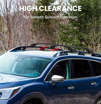 300lbs Roof Rack Cross Bars Compatible with Subaru Ascent 2019-2026, Aluminum Heavy Duty Roof Crossbar with Lock for Rooftop Cargo Carrier Luggage Kayak Canoe Bike Snowboard