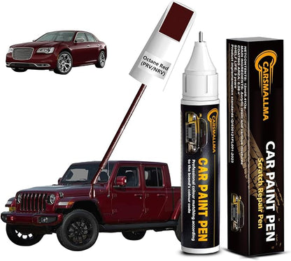 Octane Red(PRV/NRV) Car Touch Up Paint for Dodge, Color Accurate Car Paint Scratch Repair Pen Kit Quick & Easy Fix Vehicle Chips and Automotive Nicks Scuff
