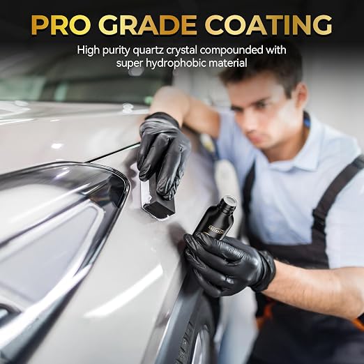 Greyghost Mr Fix 9h Nano Coating Kit Super Ceramic Car Coating Hydrophobic, Car Paint Protection Anti Scratch Glass Coat, High Gloss Auto Ceramic Polish 9h Hardness Ceramics