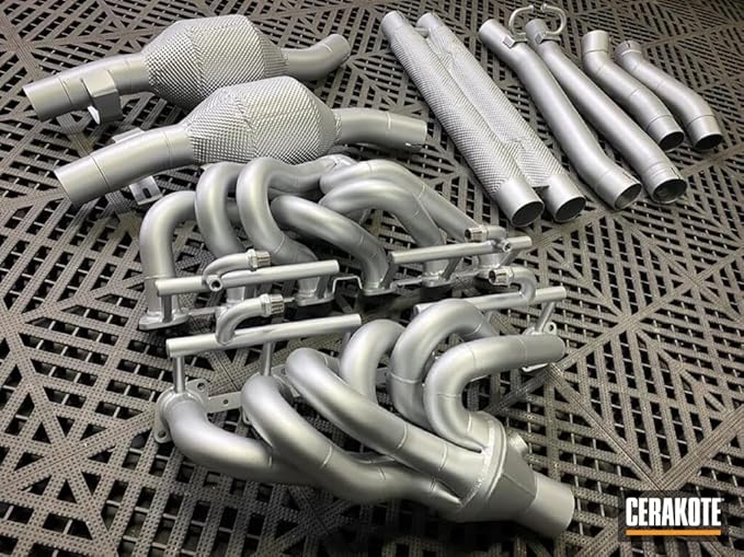 CERAKOTE® Glacier Silver Coating Kit (C-7700 16 oz.) - Everything Needed to Spray Cerakote - Air Cure - Durable, High Temp Performance Ceramic Coating (1800°F Rating)