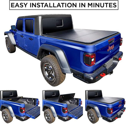 Tyger Auto T5 Alloy Hardtop Truck Bed Tonneau Cover Compatible with 2020-2026 Jeep Gladiator JT | 5' (60") Bed | TG-BC5J3060