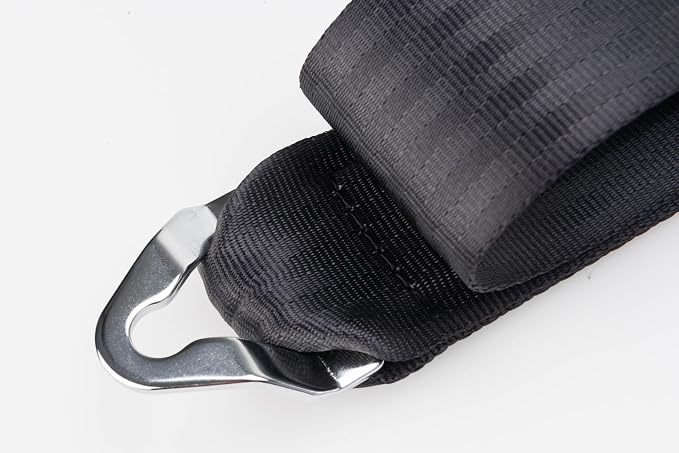 Q'Straint Q8-6326-A1-HR Retractable Lap and Shoulder Combination Belt with Retractable Height Adjuster – OEM Wheelchair and Mobility Transport Component