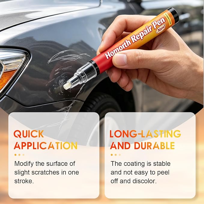 3Pack Weatherproof Magic Car Scratch Removal Pen,Auto Paint Repair Brush Kit,Car Paint Scratch Remover Pen,Easy to Use for All Car Colors & Surfaces