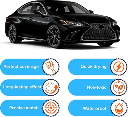 212 Obsidian Touch Up Paint for Lexus Match, Car Paint Scratch Repair kit, 2 in 1 Scratch Remover Pen with Color-Matched Rapid Drying of Paint Coating