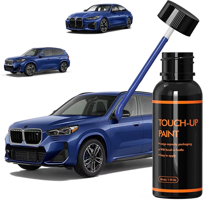 C31 Portimao Blue Touch Up Paint for BMW, DIY Car Paint Scratch Repair Kit, Automotive Paints, Quick & Easy Fix Scratch Repair for X1/X2/2/3/4/8 Series/B8/i4/Z4/M3/M4/M8