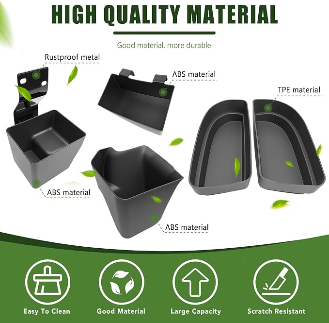 Trunk Organizer for 2010-2024 Toyota 4Runner 5-Seat 2nd Row(NOT Fit 7-Seat 3rd Row), Rear Storage Box Bin Cargo Tray for 4 Runner Interior Accessories(5Pcs Trunk Organizer/Without Speaker)