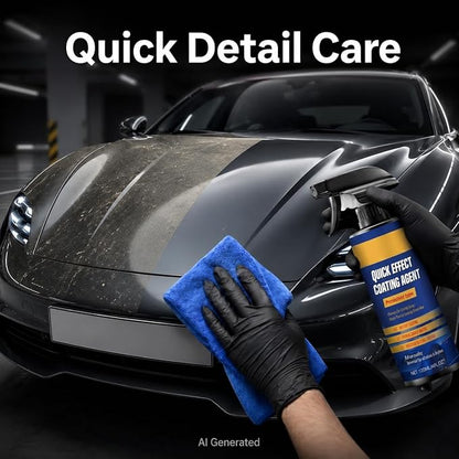 Nano Quick Coat Shiny Car Stuff - 120ml Waterless Car Wash Spray for Post-Wash Detailing, SiO2 Ceramic Gloss Enhancer & Micro-Swirl Reducer, Streak-Free Hydrophobic Finish for Auto Paint (3)