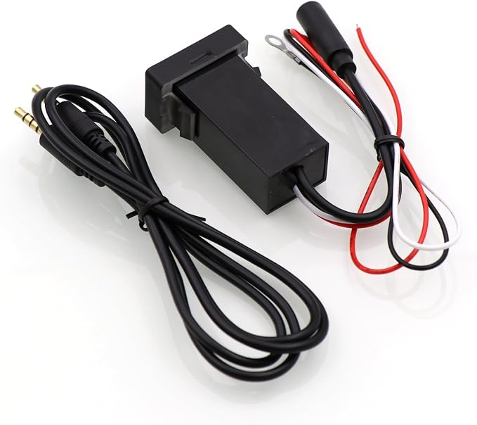 Timloon Car Bluetooth Music Adapter Module Panel Installation AUX Output Use for Toyota,Camry,Corolla,Yaris,RAV4,Reiz,Land Cruiser