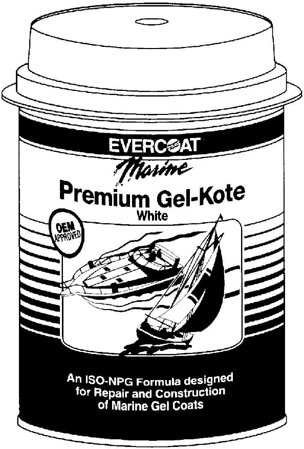 FIBERGLASS EVERCOAT Premium Gel-KOTE Natural QT