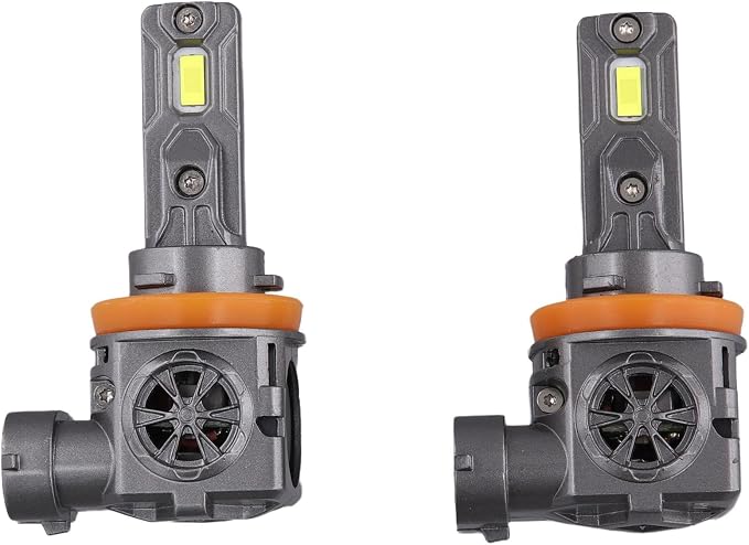 Termitor H11 H9 Fog Light Bulbs, 80,000LM Ultra Bright, Pack of 2 | 1:1 Halogen Size, 6500K Cool White, Long Lifespan, Easy Install for H11 H9 Off-Road Use or Fog