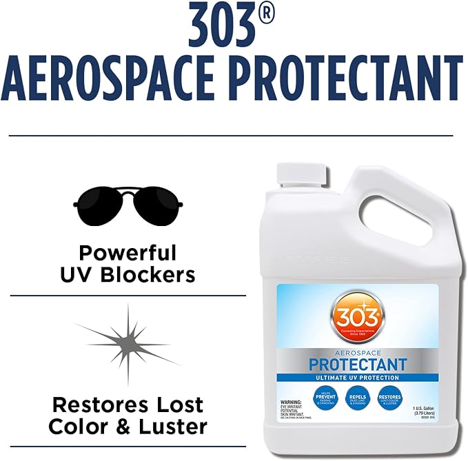 Provides UV protection while helping prevent fading, cracking, and discoloration.