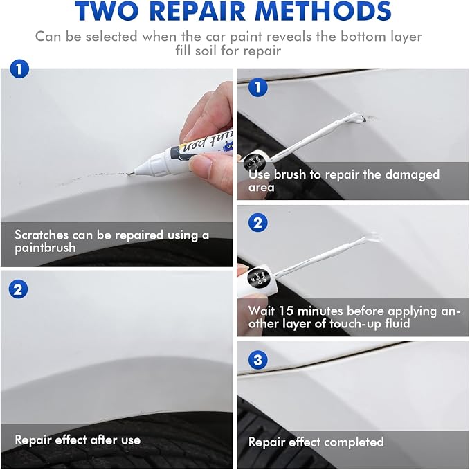 HX Antimatter Blue Touch Up Paint Compatible with Ford, DIY Car Paint Scratch Repair, Quick & Easy Fix Automotive Scratch Repair for F-150/Mustang/Expedition/Lightning/Responder/Escape/Bronco