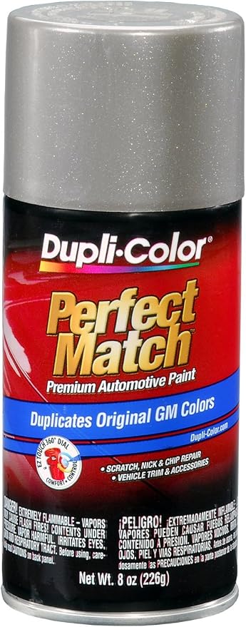 Dupli-Color (BGM0490-6 PK) Pewter Metallic General Motors Exact-Match Automotive Paint - 8 oz. Aerosol, (Case of 6)