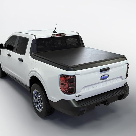 Toptiny Soft Folding Truck Bed Tonneau Cover|STF037|Fits 2022-2026 Ford Maverick 4' 6" Bed (54.4")