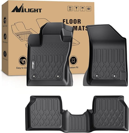 Nilight TPE Floor Mats for Jeep Compass 2017 2018 2019 2020 2021 2022 2023 2024 2025 2026 All Weather Custom Fit Heavy Duty Floor Liners