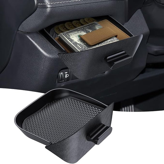 DIAMOOKY Upgraded Center Console Organizer Compatible with Toyota RAV4 2025 2024 2023 2022 2021 2020 2019 Interior Accessories, Drivers Side Cubby Drawer Organizer Storage Box